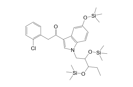 1-(1-(2,3-bis((trimethylsilyl)oxy)pentyl)-5-((trimethylsilyl)oxy)-1H-indol-3-yl)-2-(2-chlorophenyl)ethan-1-one