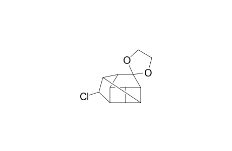 6-Chloropentacyclo-[5.3.0.0(2,5).0(3,9).0(4,8)]decan-10-one ethyleneketal