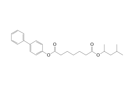 Pimelic acid, 4-biphenyl 4-methylpent-2-yl ester