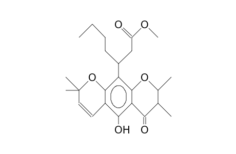 Isoapetalic acid, methyl ester N-butyl-isomer