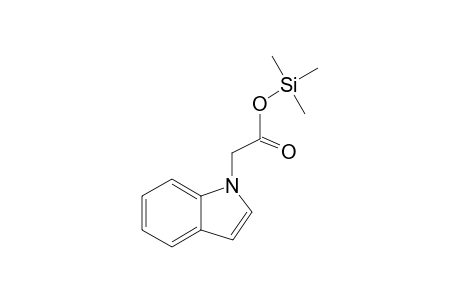 Indole-1-acetic acid <1H->, mono-TMS