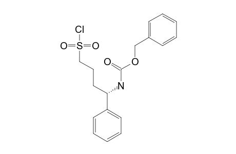 (S)-(-)-4-BENZYLOXYCARBONYLAMINO-4-(PHENYL)-BUTANE-1-SULFONYL-CHLORIDE