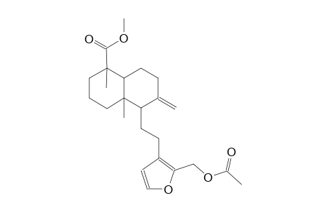 methyl (1S)-5-(2-{2-[(acetyloxy)methyl]-3-furyl}ethyl)-1,4a-dimethyl-6-methylenedecahydro-1-naphthalenecarboxylate