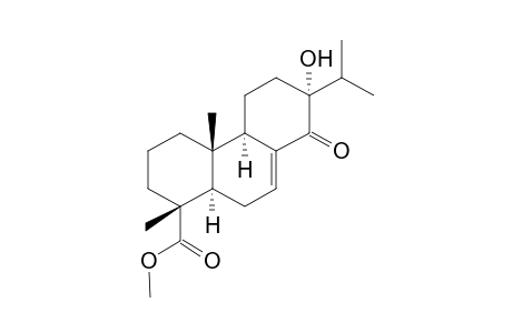 Methyl 13,14-dihydro-13.alpha.-hydroxy-14-oxoabietate