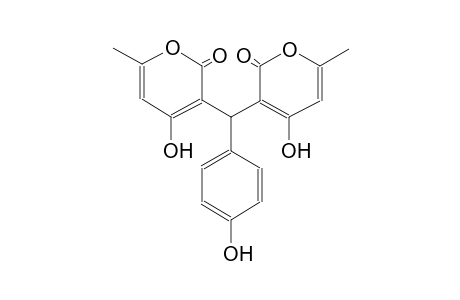 3,3'-((4-hydroxyphenyl)methylene)bis(4-hydroxy-6-methyl-2H-pyran-2-one)