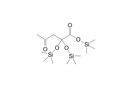 Trimethylsilyl 4-oxo-2,2-bis((trimethylsilyl)oxy)pentanoate