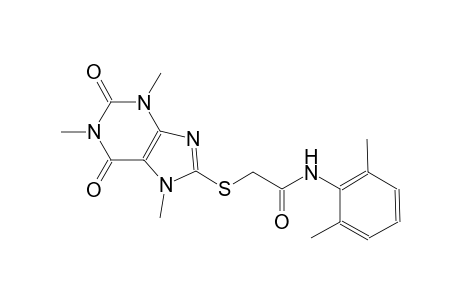 acetamide, N-(2,6-dimethylphenyl)-2-[(2,3,6,7-tetrahydro-1,3,7-trimethyl-2,6-dioxo-1H-purin-8-yl)thio]-