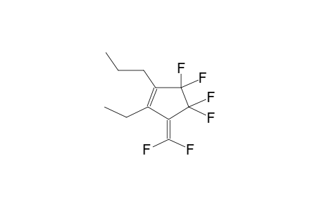 1-PROPYL-2-ETHYL-3-DIFLUOROMETHYLENE-4,4,5,5-TETRAFLUOROCYCLOPENTENE