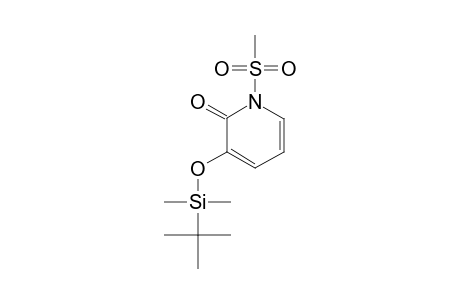 3-[(tert-Butyldimethylsilyl)oxy]-1-(methanesulfonyl)-2-pyridone