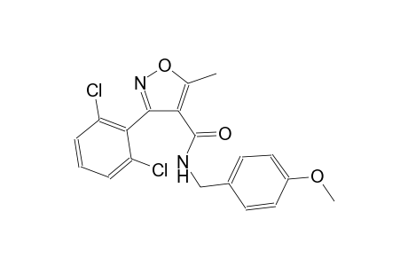 3-(2,6-dichlorophenyl)-N-(4-methoxybenzyl)-5-methyl-4-isoxazolecarboxamide