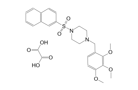 1-(naphthalen-2-ylsulfonyl)-4-(2,3,4-trimethoxybenzyl)piperazine oxalate