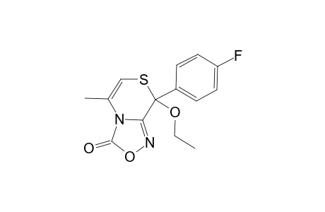 8-(4-Fluorophenyl)-8-ethoxy-8H-[1,4]thiazino[3,4-c][1,2,4]oxadiazol-3-one
