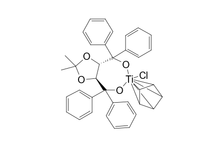 Chlorocyclopentadienyl[(4S,5S)-2,2-dimethyl-alpha,alpha,alpha',alpha'-tetraphenyl-1,3-dioxolane-4,5-dimethanolato]titanium