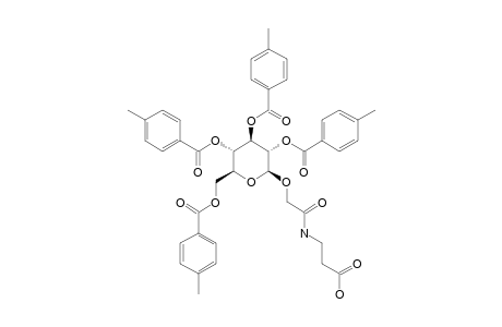 3-[(2,3,4,6-TETRA-O-TOLUOYL-BETA-D-GLUCOPYRANOSYLOXY)-ACETAMIDO]-PROPANOIC-ACID
