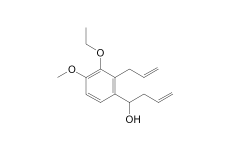 1-(2-Allyl-3-ethoxy-4-methoxyphenyl)-3-buten-1-ol