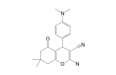 2-AMINO-3-CYANO-5,6,7,8-TETRAHYDRO-7,7-DIMETHYL-4-(4'-N,N-DIMETHYLAMINOPHENYL)-5-OXO-4H-BENZOPYRAN
