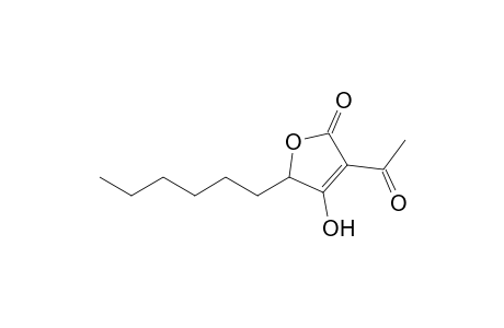 3-Acetyl-4-hydroxy-5-hexylfuran-2(5H)-one