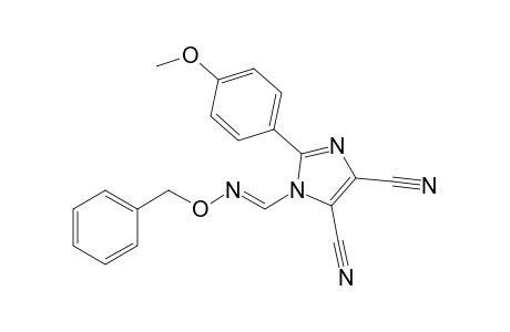 1-(N-Benzyloxyformimidoyl)-2-(4-methoxyphenyl)-4,5-dicyanoimidazole
