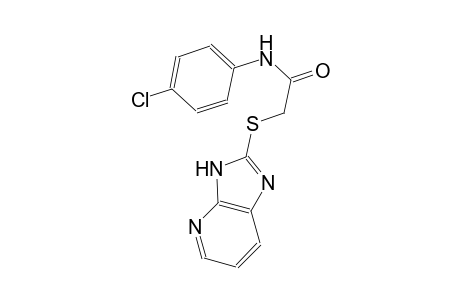 N-(4-chlorophenyl)-2-(3H-imidazo[4,5-b]pyridin-2-ylsulfanyl)acetamide