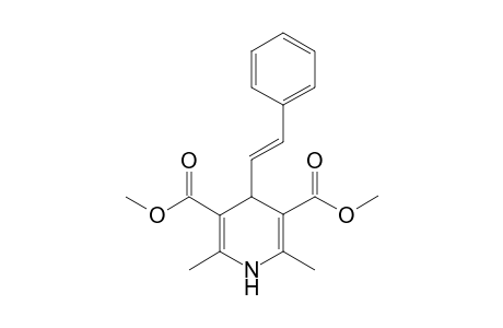 Dimethyl 2,6-dimethyl-4-[(E)-2-phenylvinyl]-1,4-dihydropyridine-3,5-dicarboxylate