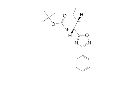 5-[(1'S,2'S)-1'-TERT.-BUTYLOXYCARBONYLAMINO-2'-METHYLBUTYL]-3-PARA-TOLYL-1,2,4-OXADIAZOLE