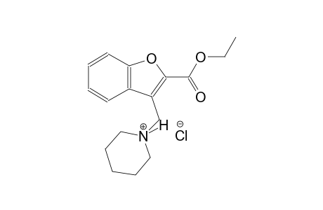 piperidinium, 1-[[2-(ethoxycarbonyl)-3-benzofuranyl]methyl]-, chloride