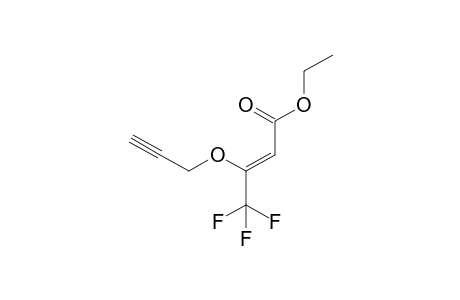 Ethyl (Z)-4,4,4-trifluoro-3-(2-propynoxy)-2-butenoate