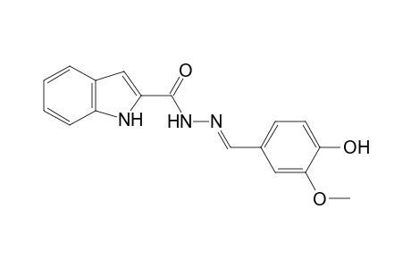 indole-2-carboxylic acid, vanillylidenehydrazide