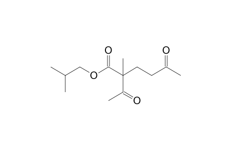 rac-Isobutyl 2-acetyl-2-methyl-5-oxohexanoate