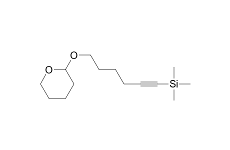 Trimethyl(6-tetrahydropyran-2-yloxyhex-1-ynyl)silane