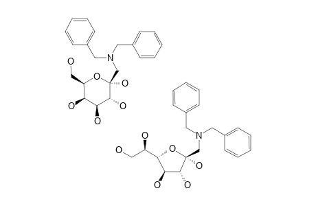 1-(N,N-DIBENZYLAMINO)-1-DEOXY-ALPHA-D-GALACTO-HEPT-2-ULO-PYRANOSIDE/FURANOSIDE;MIXTURE