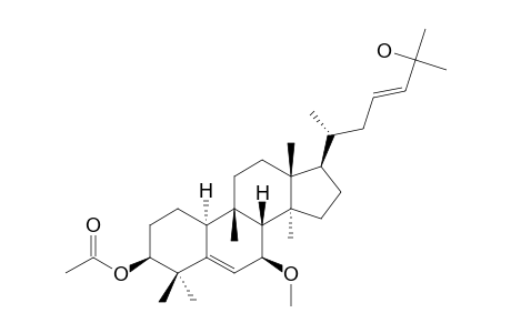 3.beta.-Acetoxy-7.beta.-methoxy-Cucurbita-5,23(E)-dien-25-ol