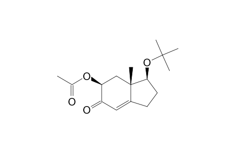 6-tert-Butyloxy-4.beta.-acetyloxy-5-methylbicyclo[4.3.0]non-1-en-3-one