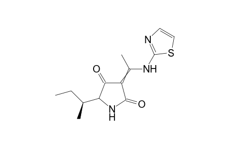 (5RS,6S)-5-sec-Butyl-3-[1-(thiazolyl-2-yl)amino]ethylidene-1H-pyrrolidine-2,4-dione