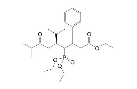 Ethyl 4-(diethoxyphosphoryl)-5-isopropyl-8-methyl-7-oxo-7-phenylnonanoate