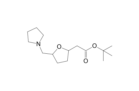 tert-Butyl [5-(Pyrrolidin-1-ylmethyl)tetrahydrofuran-2-yl]acetate