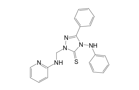 4-Anilino-5-phenyl-2-[(pyridin-2-yl-amino)methyl]-2,4-dihydro-3H-1,2,4-triazole-3-thione