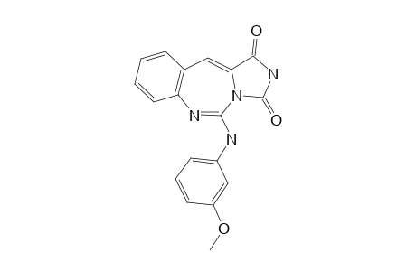 5-[3-(Methoxyphenyl)amino]-1,3-dioxoimidazo[1,5-c][1,3]benzodiazepine