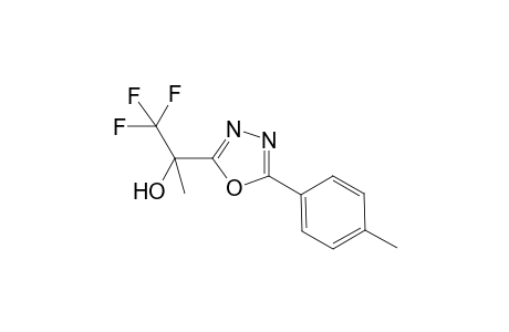 1,1,1-Trifluoro-2-[5-(4-methylphenyl)-1,3,4-oxadiazol-2-yl]-2-propanol