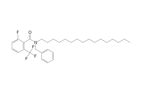 Benzamide, 2-fluoro-6-trifluoromethyl-N-benzyl-N-hexadecyl-