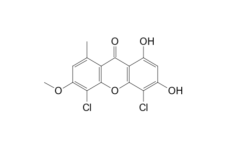 4,5-Dichloro-1,3-dihydroxy-6-methoxy-8-methyl-9H-xanthen-9-one