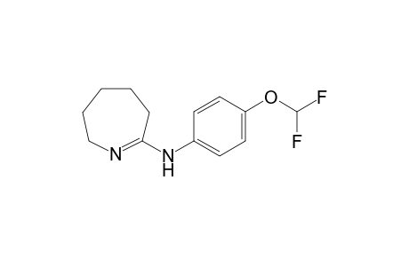 N-[4-(difluoromethoxy)phenyl]-3,4,5,6-tetrahydro-2H-azepin-7-amine