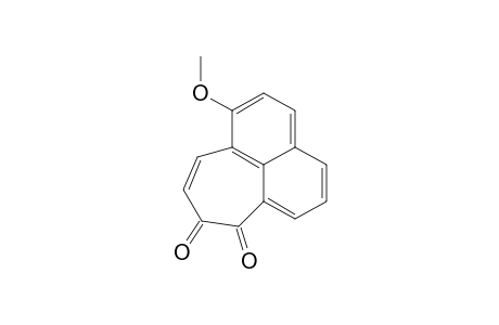 Cyclohepta[de]naphthalene-7,8-dione, 1-methoxy-