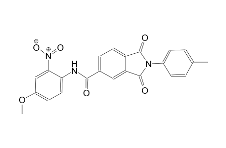 1H-isoindole-5-carboxamide, 2,3-dihydro-N-(4-methoxy-2-nitrophenyl)-2-(4-methylphenyl)-1,3-dioxo-