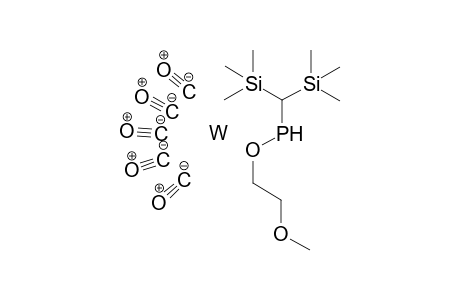 Bis(trimethylsilyl)methyl-(2-methoxyethoxy)phosphane tungsten pentacarbonyl