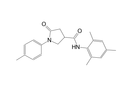3-pyrrolidinecarboxamide, 1-(4-methylphenyl)-5-oxo-N-(2,4,6-trimethylphenyl)-