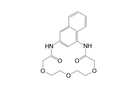 1,5-Diaza-2,3,4-naphthyl-8,11,14-trioxacyclohexadecane-6,16-dione