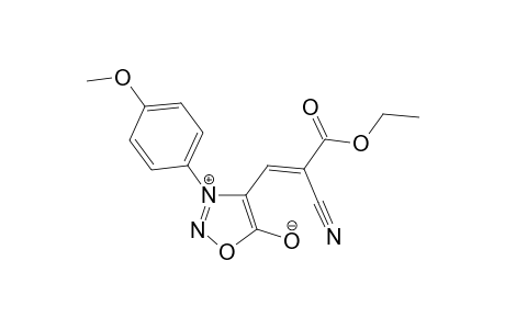 2-cyano-3-(3-(4-methoxyphenyl)sydnon-4-yl)acrylic acid ethyl ester