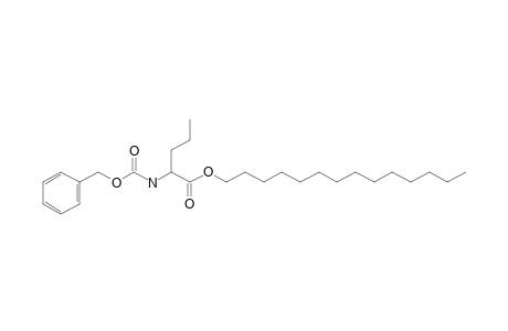 L-Norvaline, N-benzyloxycarbonyl-, tetradecyl ester