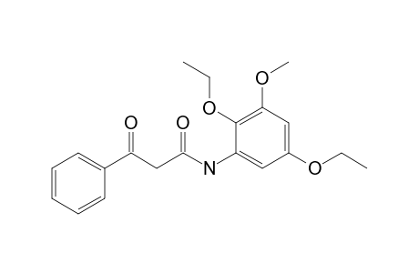 N-(2,5-Diethoxy-3-methoxyphenyl)-3-phenyl-3-oxopropionamide